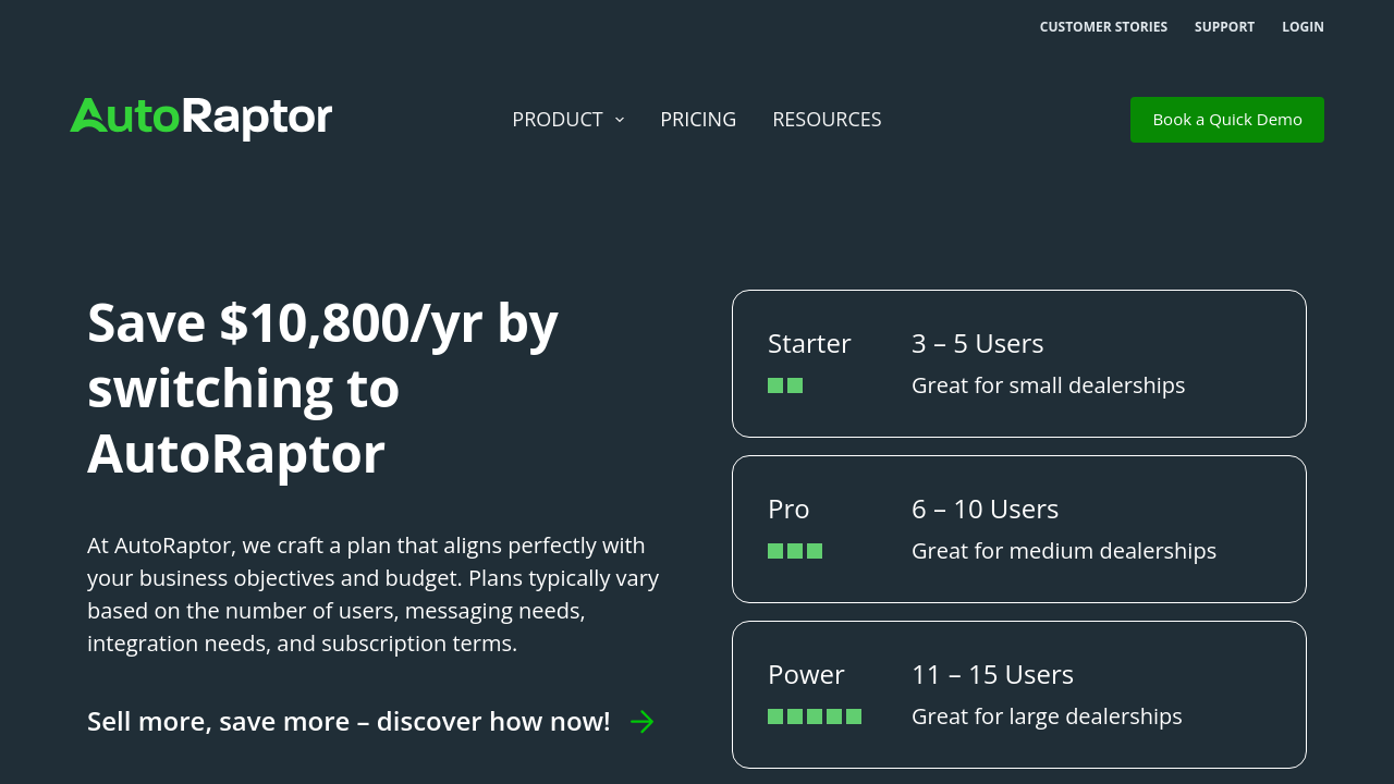 AutoRaptor CRM